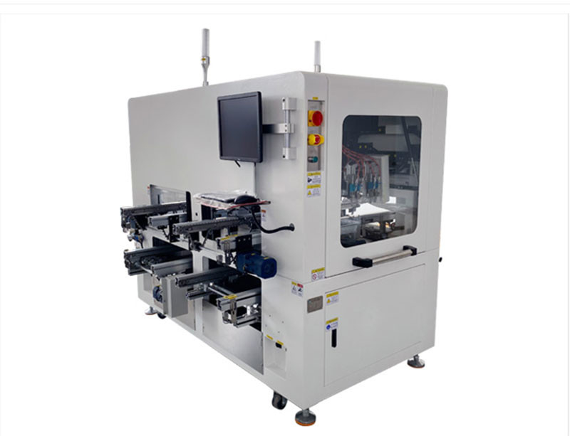 Double Track 500mm PCB Coating Machine Dual Conveyor 500mm/s